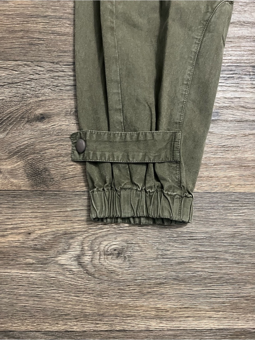 Sea New York Layla Pant Size 2 Army Green Paperbag Waist Neutral - Picture 7 of 10